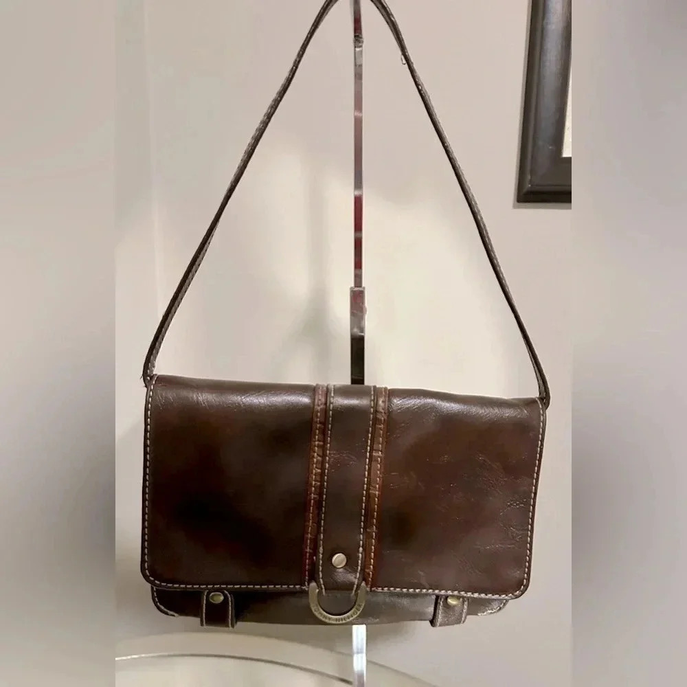 Gently Used Tommy Hilfiger Mini Brown Leather Bag